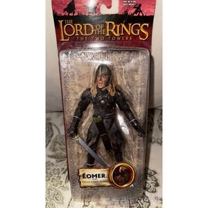 Lord of the Rings The Two Towers Eomer Action Figure Sword Attack Toy Biz 81395